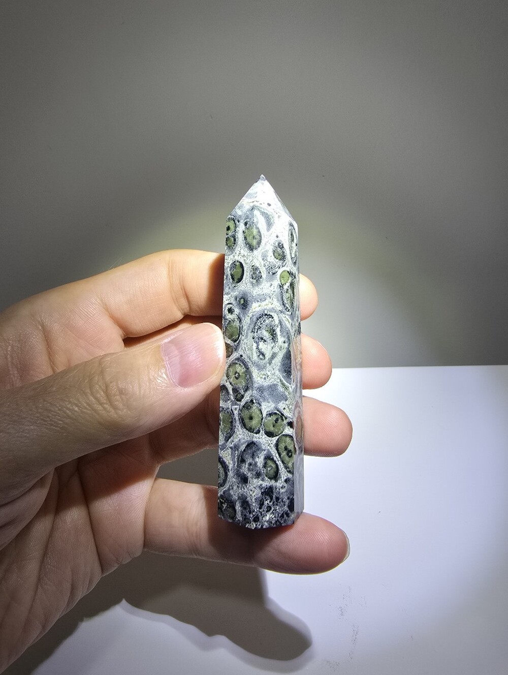Kambaba Jasper Crystal Tower #B